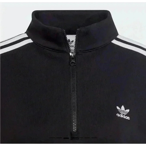 Adidas Originals NEW WITH TAGS Women's Quarter Zip Sweatshirt - Size XS. - Picture 3 of 7